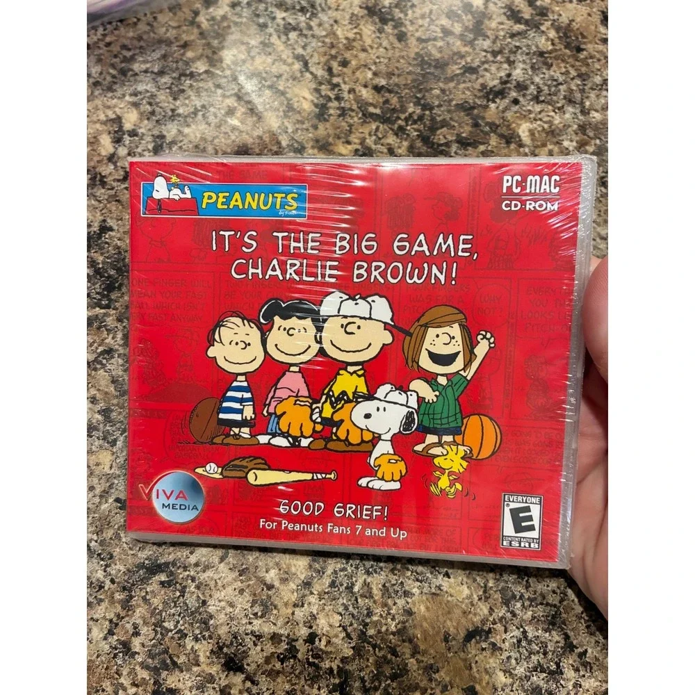 Peanuts It's The Big Game Charlie Brown PC Mac CD-ROM New Sealed Viva Media